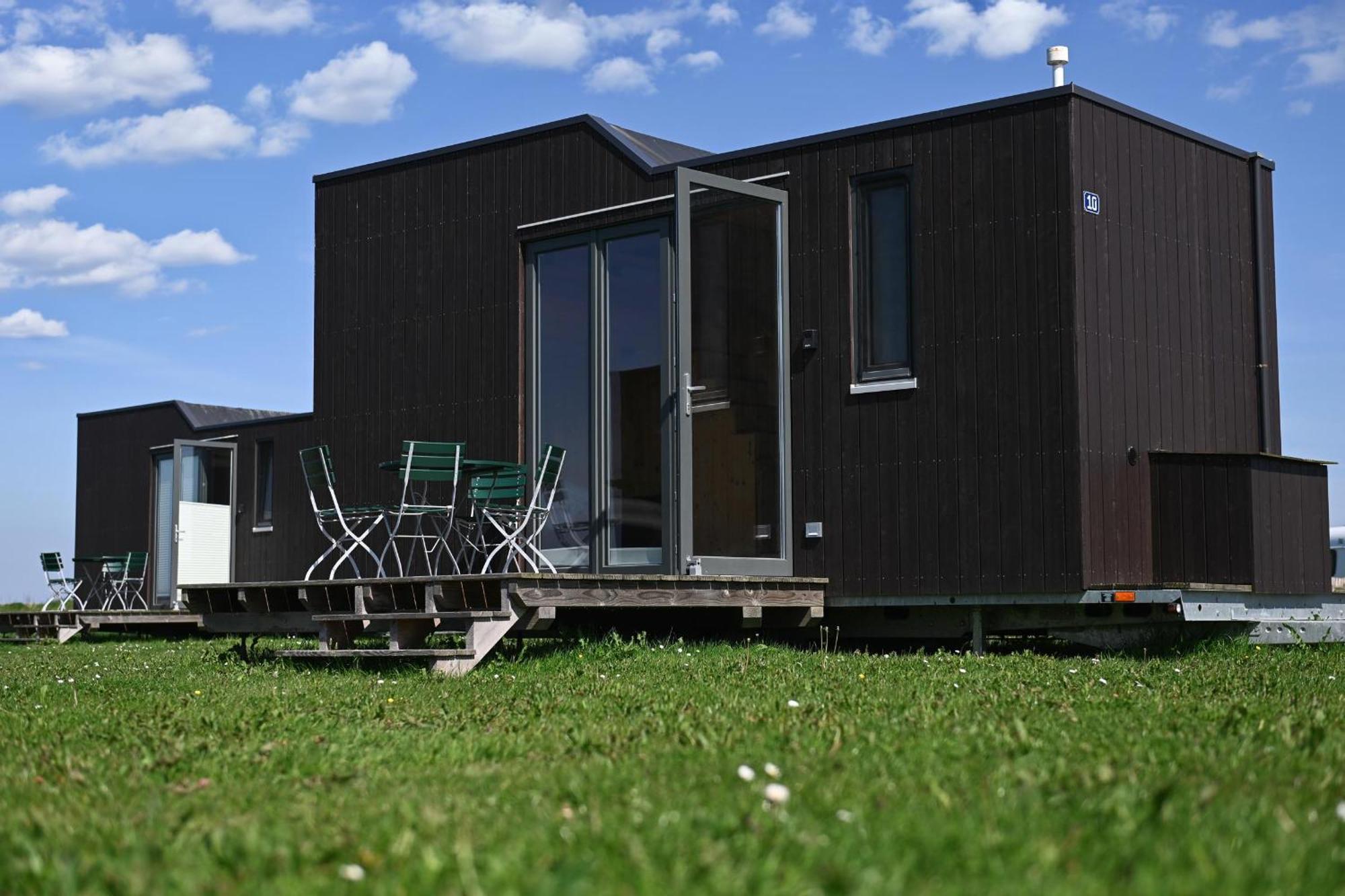 Tiny House Nature 10 Innenlage - Green Tiny Village Harlesiel Каролинензиль Экстерьер фото